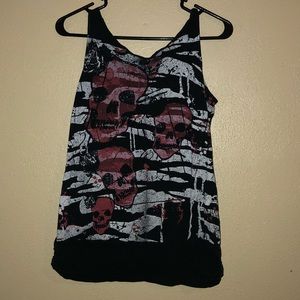 Skull tank top